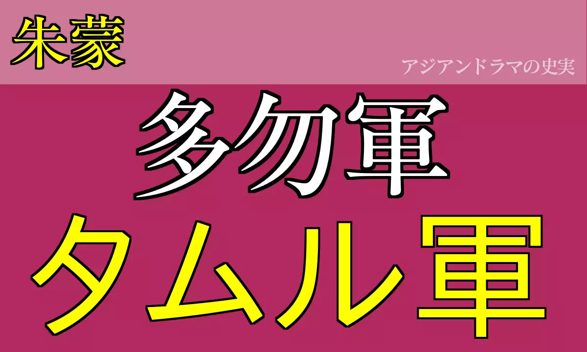 タムル軍は実在？